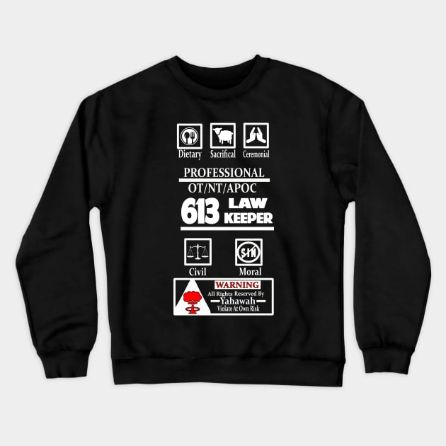 613 Law Keeper shirt Unique Design| Must have for your collection ((Dark background Version)) from Sons of Thunder Crewneck Sweatshirt by Sons of thunder